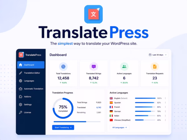 TranslatePress WordPress Translation Plugin