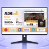 Alone WordPress Theme - Modern Responsive Website Builder Template product preview