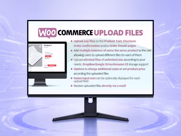WooCommerce Upload Files WooCommerce Plugin - Store Management and eCommerce Workflow Tools product preview