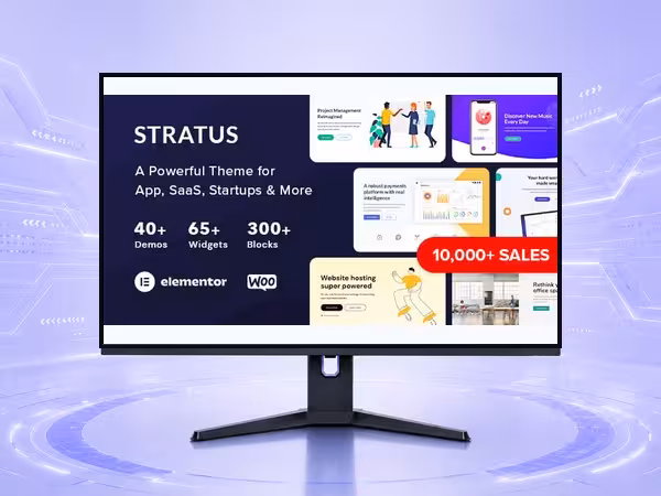 App, SaaS & Software Startup Tech Theme WordPress Theme - Creative Portfolio and Agency Website Builder product preview