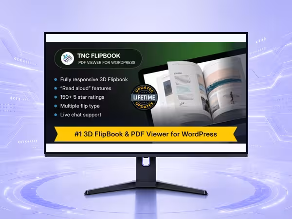 TNC FlipBook WordPress Plugin - Media, Gallery, and Content Display Tools product preview