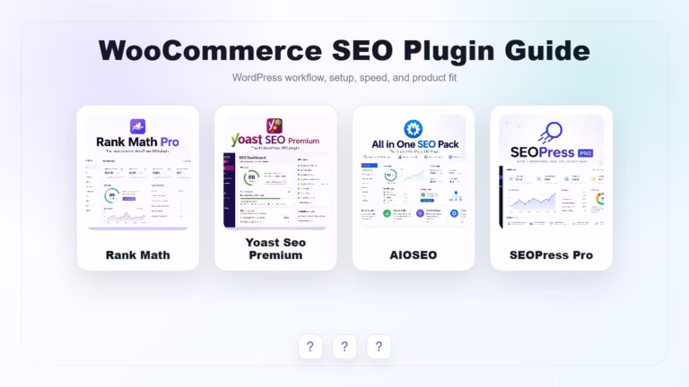 Featured image for Best WordPress SEO Plugin for WooCommerce Stores