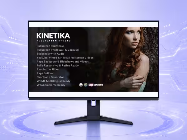 Kinetika WordPress Theme - Creative Portfolio and Agency Website Builder product preview