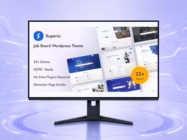 Superio WordPress Theme - Modern Responsive Website Builder Template product preview
