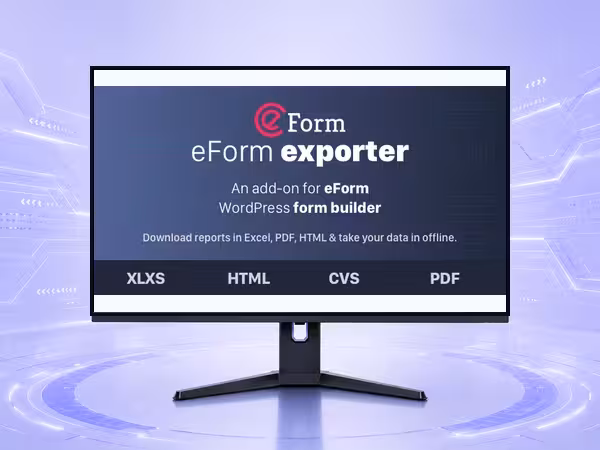 Exporter for eForm WordPress Plugin - Form Builder and Data Collection Tools product preview