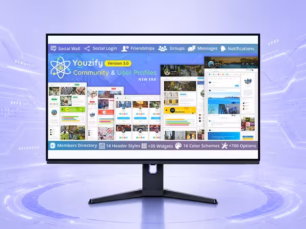 Youzify WordPress Plugin - Membership, User, and Community Tools product preview