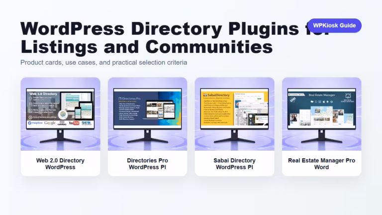 Best WordPress Directory Plugins for Listings and Communities