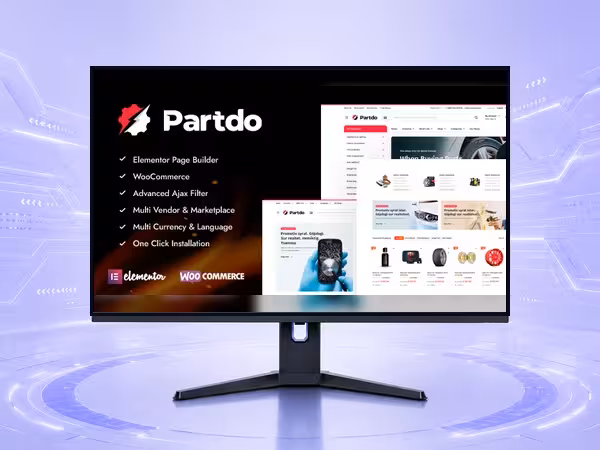 Partdo WooCommerce Theme - Responsive Store Builder for eCommerce Websites product preview