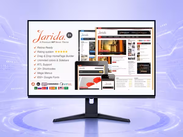 Jarida WooCommerce Theme - Responsive Store Builder for eCommerce Websites product preview