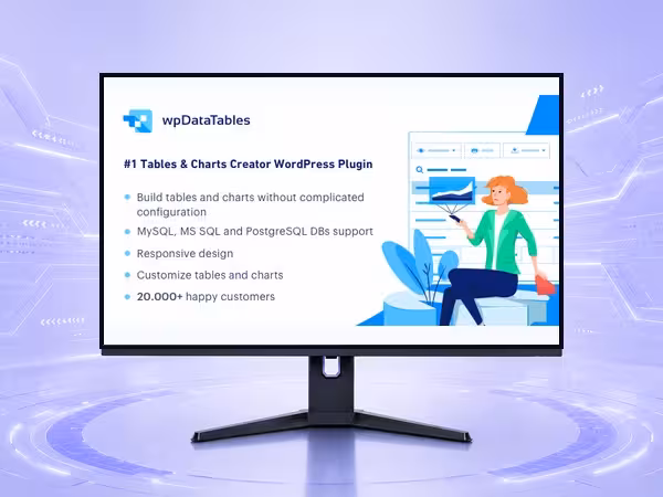 wpDataTables WordPress Plugin - Form Builder and Data Collection Tools product preview