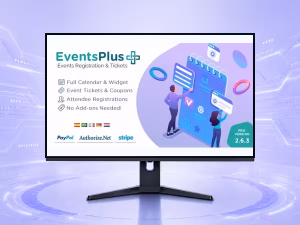 WordPress Events Calendar Registration & Tickets WordPress Plugin - Booking, Calendar, and Scheduling Workflow Tools product preview