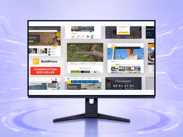 BuildPress WordPress Theme - Modern Responsive Website Builder Template product preview
