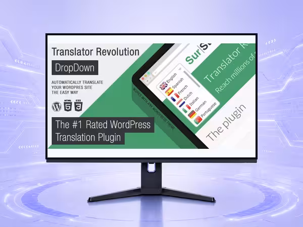 Ajax Translator Revolution DropDown WP WordPress Plugin - Translation and Multilingual Site Tools product preview