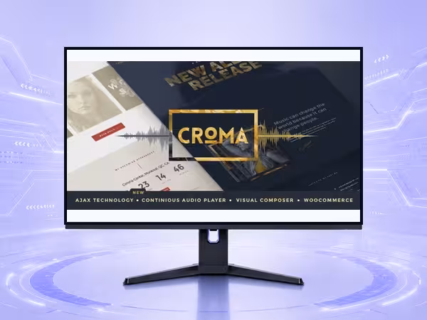 Croma WordPress Theme - Creative Portfolio and Agency Website Builder product preview
