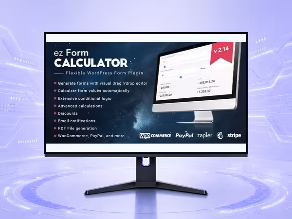 ez Form Calculator WordPress Plugin - Form Builder and Data Collection Tools product preview