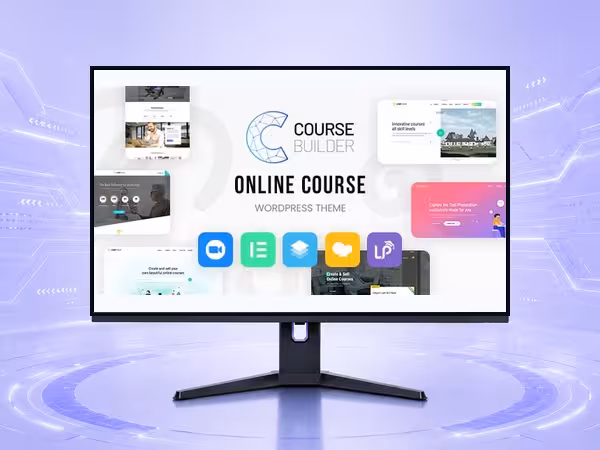 Course Builder WordPress Theme - LMS, Course, and Education Website Template product preview