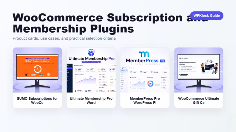 Best WooCommerce Subscription and Membership Plugins
