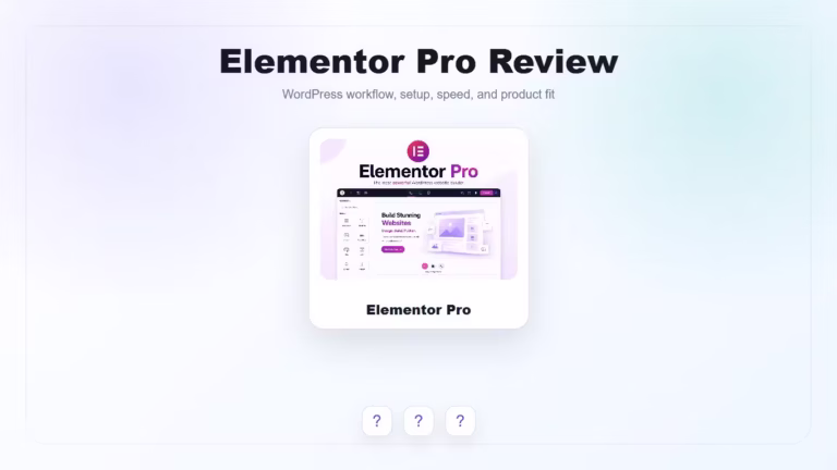 Featured image for Elementor Pro Review: Is It Worth Using for WordPress Sites?