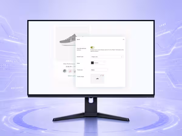 YITH Color, Image & Label Variation Swatches WooCommerce Plugin - Product Page and Front-End Experience Tools product preview