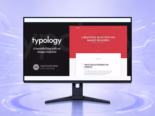 Typology WordPress Theme - Clean Blog and Magazine Publishing Layout product preview