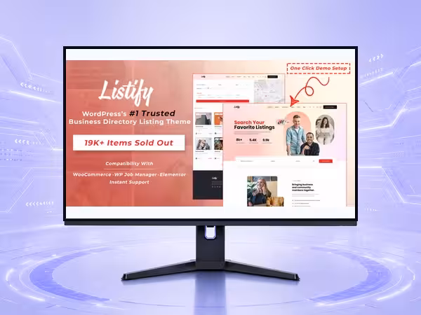 Listify WooCommerce Theme - Responsive Store Builder for eCommerce Websites product preview