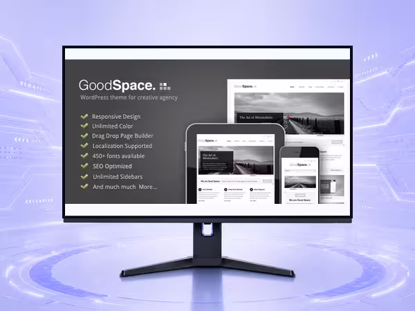 Good Space WordPress Theme - Clean Blog and Magazine Publishing Layout product preview