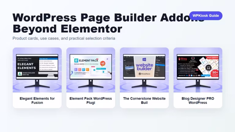 Best WordPress Page Builder Addons Beyond Elementor