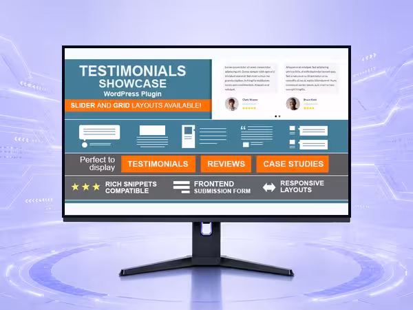 Testimonials Showcase WordPress Plugin - Media, Gallery, and Content Display Tools product preview