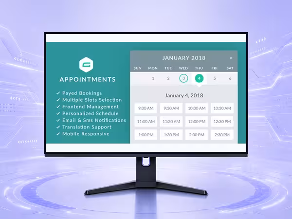 gAppointments WordPress Plugin - Form Builder and Data Collection Tools product preview