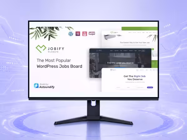 Jobify WordPress Theme - Modern Responsive Website Builder Template product preview