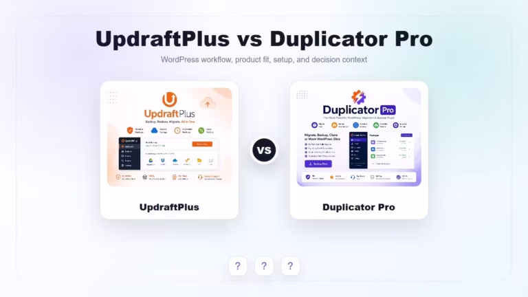 Featured image for UpdraftPlus vs Duplicator Pro: Which Backup Plugin Should You Use?