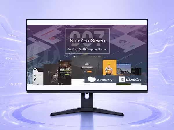 907 WordPress Theme - Modern Responsive Website Builder Template product preview