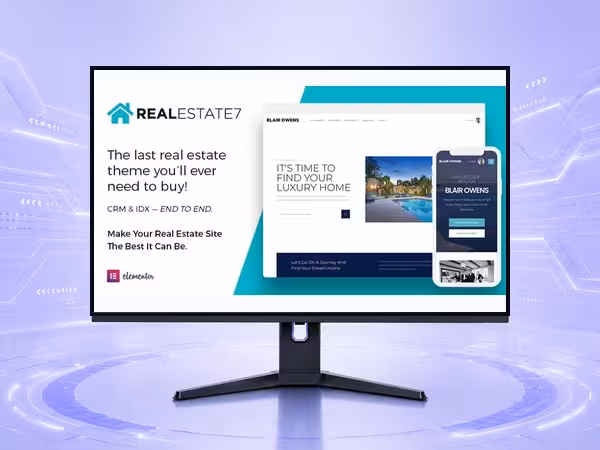 Real Estate 7 WordPress WordPress Theme - Modern Responsive Website Builder Template product preview