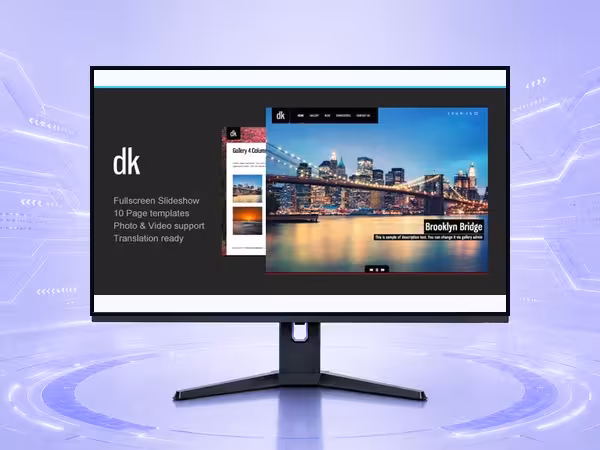 DK WordPress Theme - Clean Blog and Magazine Publishing Layout product preview