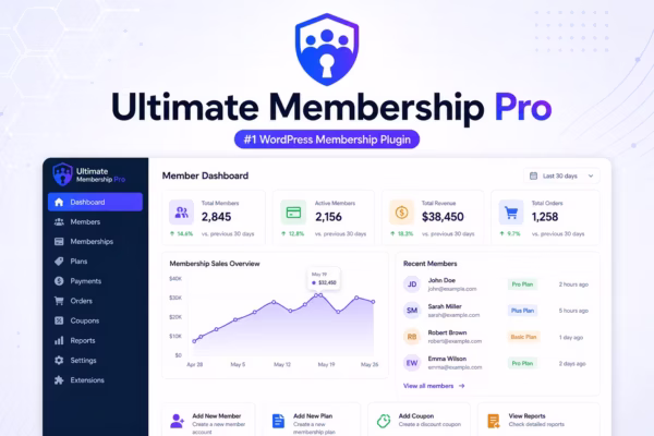 Ultimate Membership Pro WordPress Plugin – Membership, Subscription & Access Control System