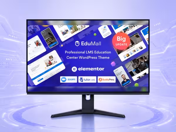 EduMall WordPress Theme - LMS, Course, and Education Website Template product preview