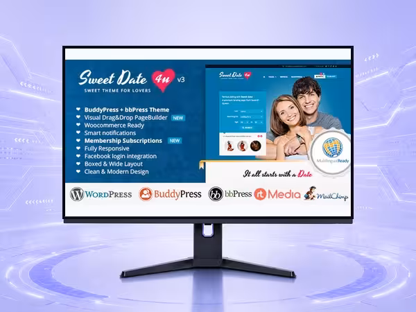 Sweet Date WooCommerce Theme - Responsive Store Builder for eCommerce Websites product preview