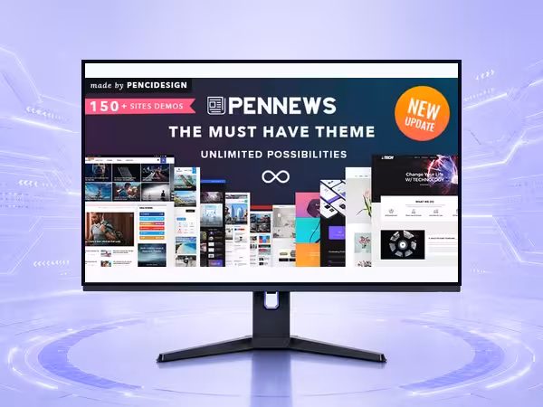PenNews WordPress Theme - Clean Blog and Magazine Publishing Layout product preview