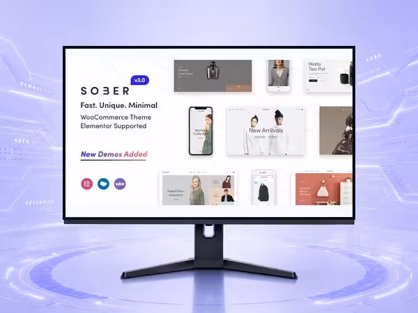 Sober WooCommerce Theme - Responsive Store Builder for eCommerce Websites product preview