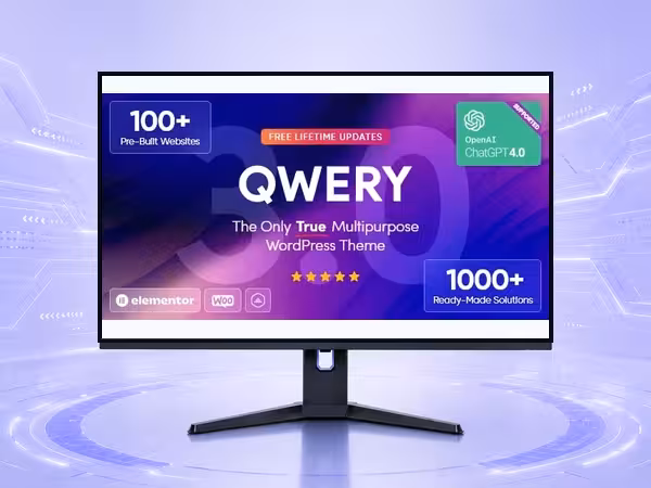 Qwery WooCommerce Theme - Responsive Store Builder for eCommerce Websites product preview