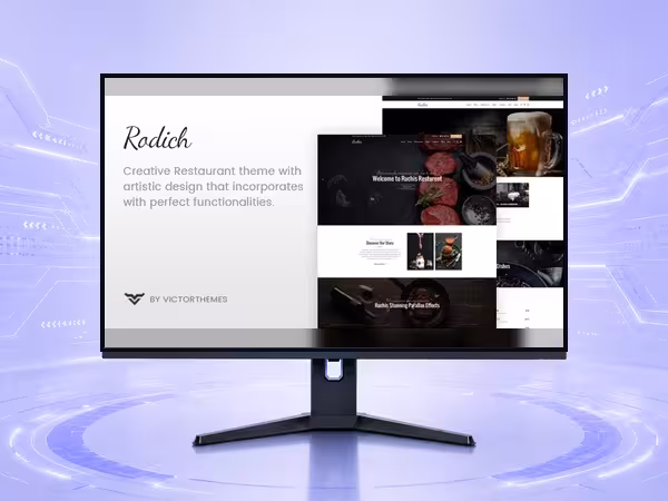 Rodich WordPress Theme - Creative Portfolio and Agency Website Builder product preview