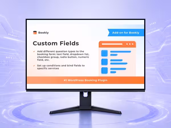 Bookly Custom Fields (Add-on) WordPress Plugin - Form Builder and Data Collection Tools product preview