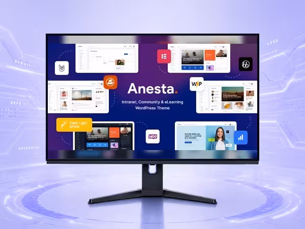 Anesta WordPress Theme - Modern Responsive Website Builder Template product preview