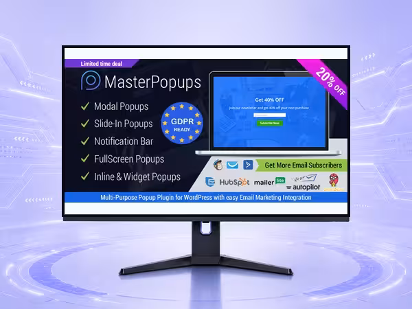 Popup Plugin for WordPress & Popup Editor WordPress Plugin - Form Builder and Data Collection Tools product preview