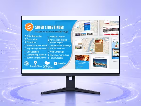 Super Store Finder for WordPress (Google Maps Store Locator) WooCommerce Plugin - Store Management and eCommerce Workflow Tools product preview