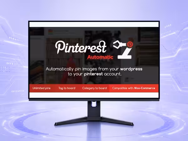 Pinterest Automatic Pin WordPress Plugin - Social Marketing and Growth Automation Tools product preview