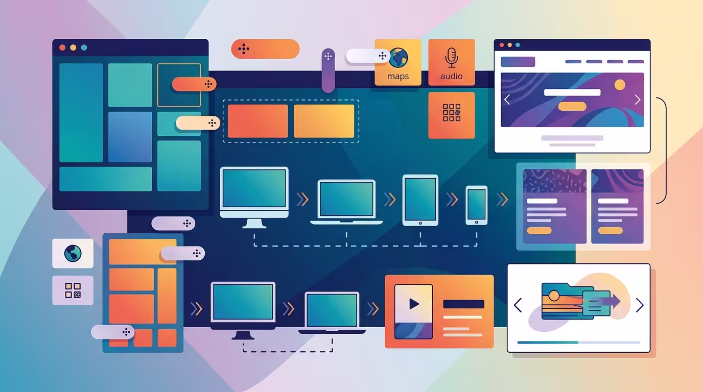Abstract editorial featured image for Best WordPress Page Builders: How to Choose the Right Builder Stack.