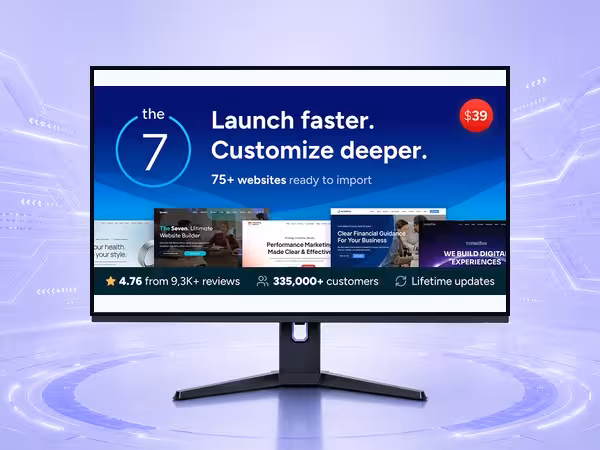 The7 WordPress Theme – Multipurpose Website Builder with Elementor & WPBakery product preview