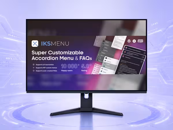 IKS Menu Pro WordPress Plugin - Support, Contact, and Site Utility Tools product preview