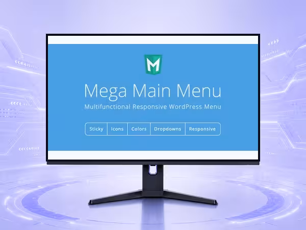 Mega Main Menu WordPress Plugin - Navigation and Mega Menu Tools product preview
